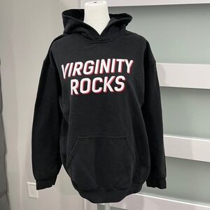 Danny Duncan‎ Virginity Rocks Black Hoodie Mens Size M Graphic Pullover
